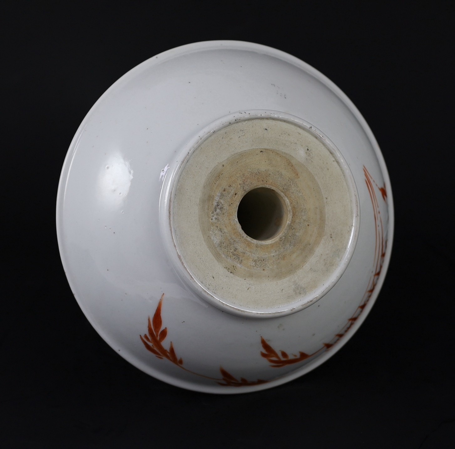 A Chinese famille rose fencai joss-stick holder, 19th century, 24cm high